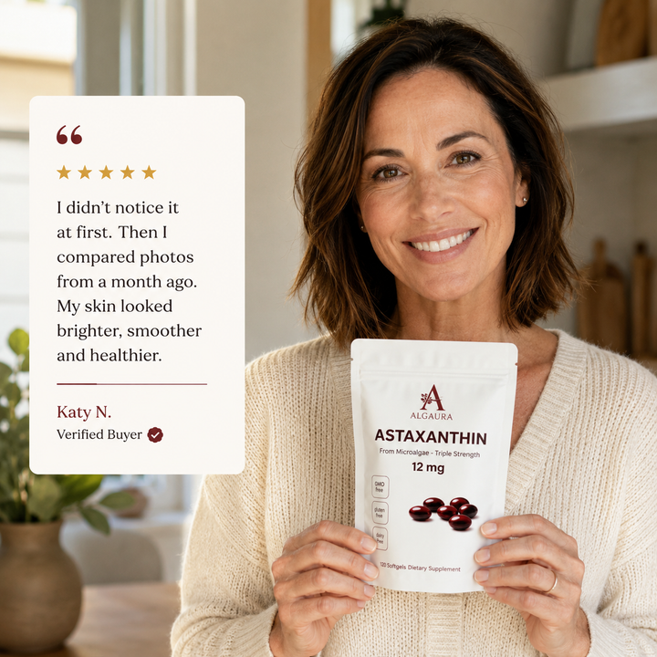Algaura Astaxanthin — Firmer Skin & Natural Glow From Within