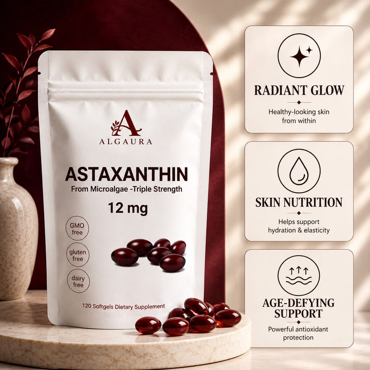 Algaura Astaxanthin — Firmer Skin & Natural Glow From Within