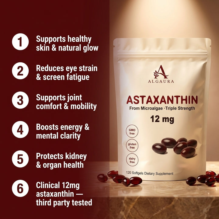 Algaura Astaxanthin — Advanced Whole Body Support