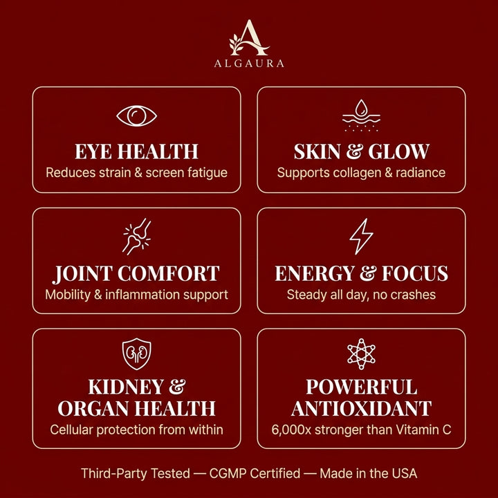 Algaura Astaxanthin — Advanced Whole Body Support