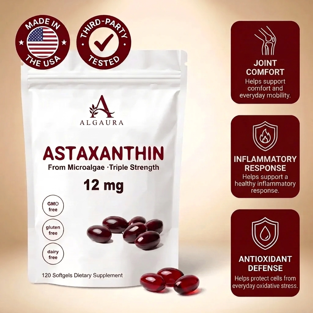 Algaura Astaxanthin — Advanced Joint Comfort & Mobility Support